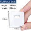 ABWR-32 Set/ 64 Pieces Clear Vertical Blind Repair Tabs, Vertical Blind Repair Vane Savers, Vertical Blinds Replacement Slats