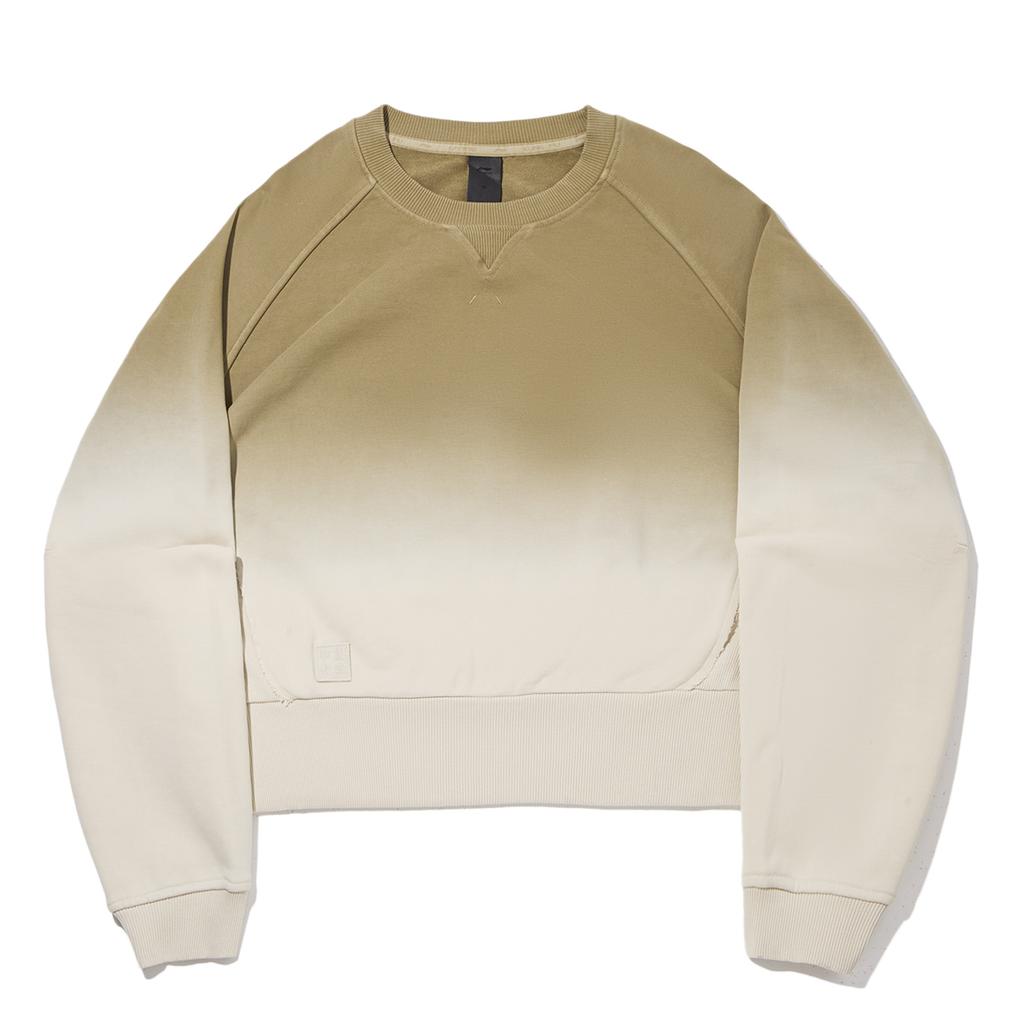Li Ning × Kung Fu Series Gradient Design Loose Pullover Sweatshirt Women sweatshirt AWDW212-1