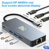 8 In 1 TYPE-C To RJ45 Gigabit USB 3.0 HDMI DP PD100W Interface Hub Adapter Dock