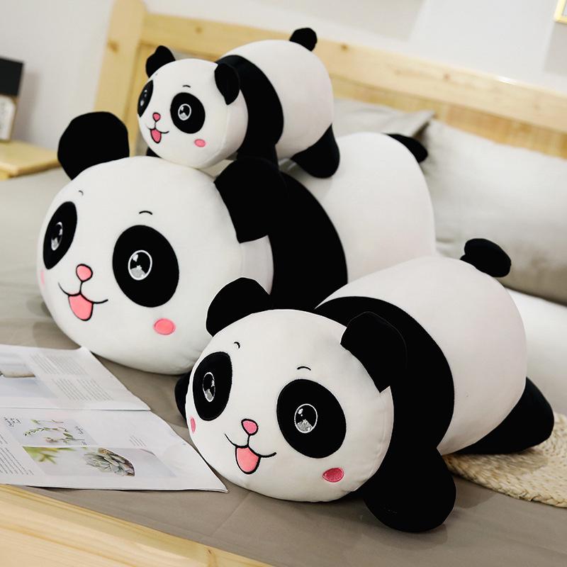 Internet Celebrity Soft Cute Panda Doll Sleeping Pillow Large Plush Toy Girl Girlfriend Birthday Gift Doll