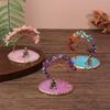 Delicate Buddha Statue with Healing Crystal Tree Set, Home Ornaments for Yoga and Meditation Decoration