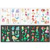 Children's Tattoo Stickers, Little Mermaid Transfer Stickers, Glow-in-the-Dark, Daycare, Kindergarten, School, Christmas, Halloween, P Type