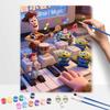 Disney Digital Oil Painting Art Kit Toy Story Music Theme Handmade Coloring Painting Home Decor