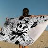 The N-Nightmare B-Before C-Christmas Bath Towel Microfiber Soft Water Absorbing Breathable For Girl Kids Decorative Beach Towel