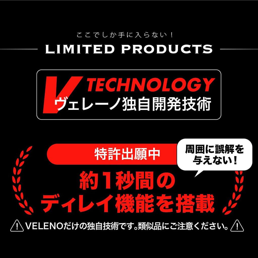 VELENO T20 LED back lamp Actual value 10700 lm 1 second Equipped with delay function 18 times the original ratio Super explosive light that exceeds
