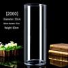 Acrylic Drop-Proof Transparent Cylinder Vase for Flower Arrangements