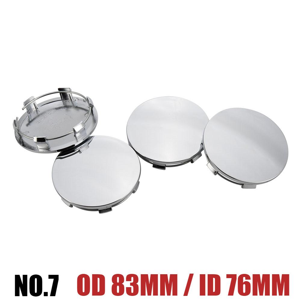 Universal Blank Center Cap 60mm/62mm/65mm/68mm/70mm/83mm No Logo Base Rim Hub Cap Wheel Cover Car Tire Accessories