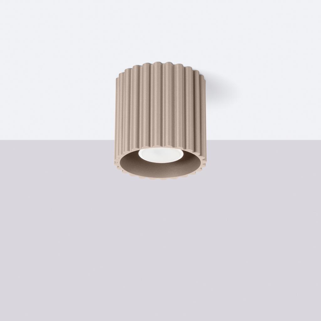 Plafon Aura 1 Gu10 Taupe Alu Sollux Sl.1814