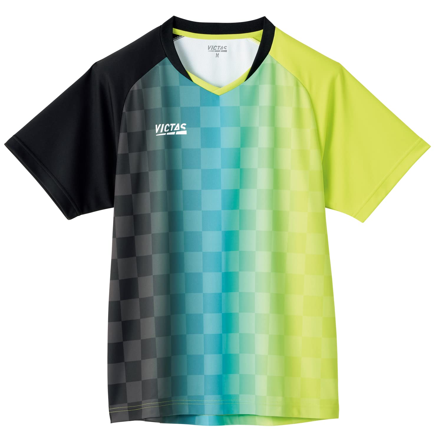 

Vertical Gradation Game Shirt Gradation Black x Lime Green Size L Victor s (Vertical GS) 612101, (1042),