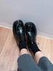 Fashion Tabi Shoes Loafer for Men and Women Split Toe Thick Sole Casual Patent Leather Shoes 2025