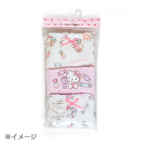 Sanrio Kids Shorts Set of 3 100cm Hello Kitty Hello Kitty Character 491853