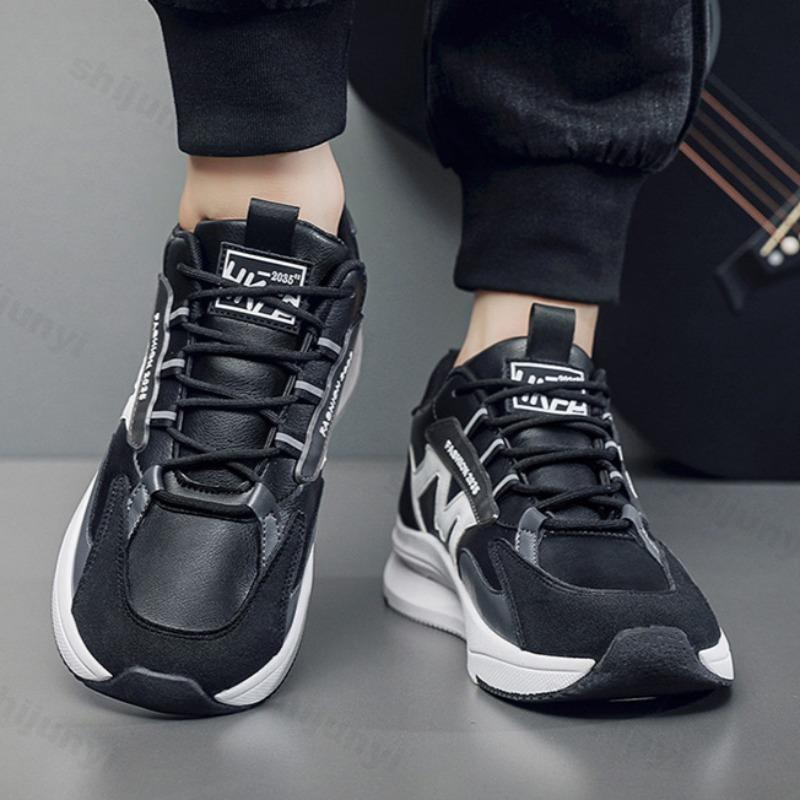 Fashion Men's Casual Sports Shoes 2025 Retro Sneakers Four Season New Soft Sole Anti-slip Fashion Outdoor Running Shoes Male's Sneakers
