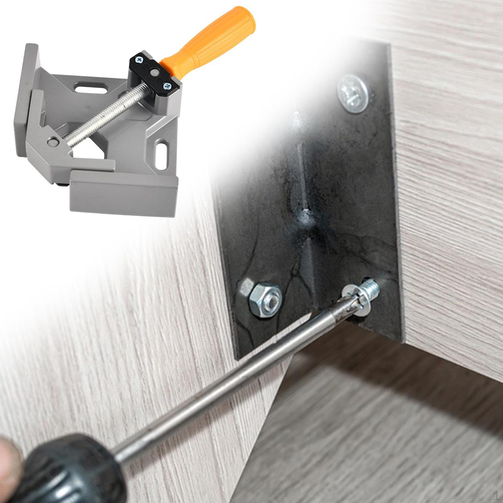 

Зажим с прямым углом 90 градусов, одинарная ручка для фоторамки 1 Corner Clamp