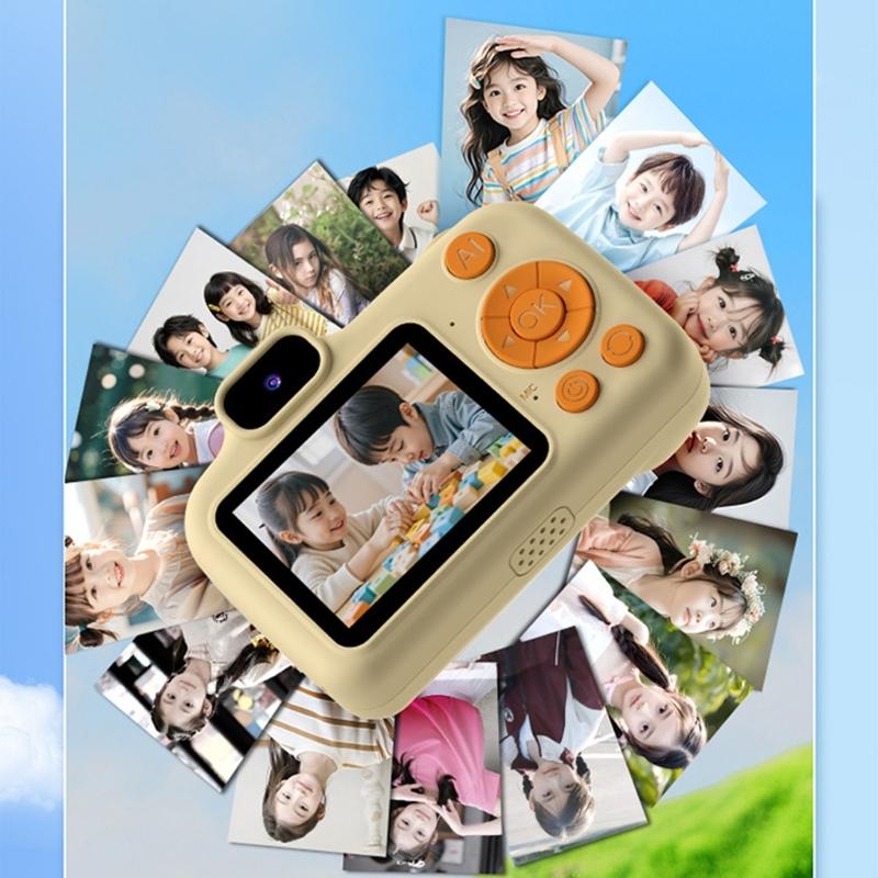 Childrens Pocket Size Learning Camera ABS Construction Digital Photo Selfie Device With AI Assistant