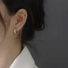 Korean Version of Fashion Ear Buckle Cold Wind High Sense Popular Women's Simple Accessories Earrings Jewelry