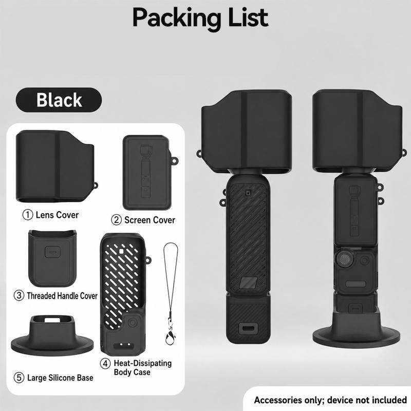 Silicone Protective Case for DJI Osmo Pocket 1P Comprehensive Protection Silicone Cover for DJI Pocket 1Pro Camera Accessories