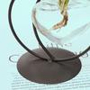 Simple Cat Iron Art Plant Flower Pot Hydroponic Plant Vase Clear Glass Vase Flower Arrangement