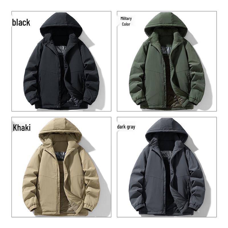 Jeanswest Men's Hooded Winter Padded Jacket