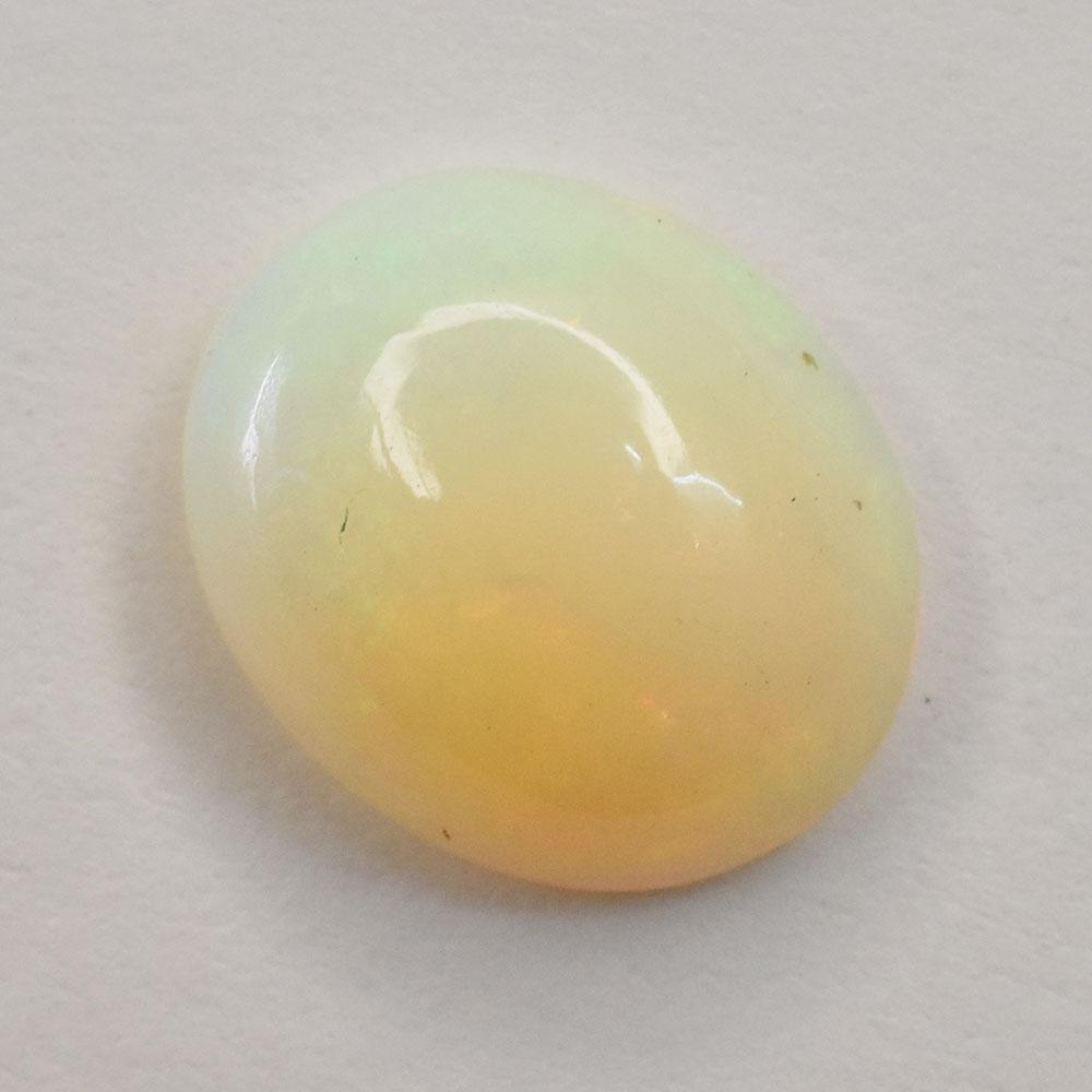 3.1 Ct Lab-Created Cabochon Multi Color Opal Jewelry Making Gemstone