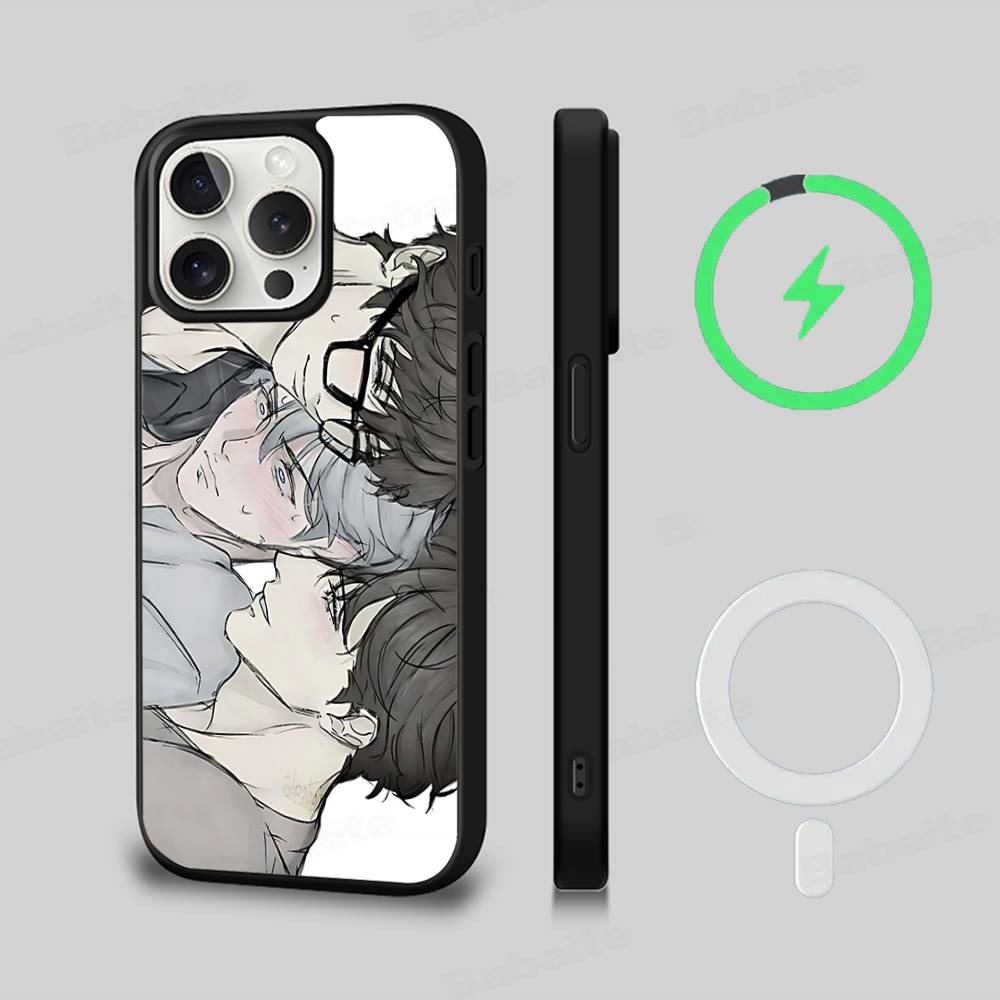 

Nerd Project Bl Anime For Magsafe Magnetic Wireless Phone Case For IPhone 17 Pro 16 15 14 Plus 13 12 11 Pro Max iPhone 14 pro