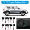 Round Rocker Switch 10Pcs Rocker Switch 12V Toggle Switch with Prewired Electrical Switches for Boats Car