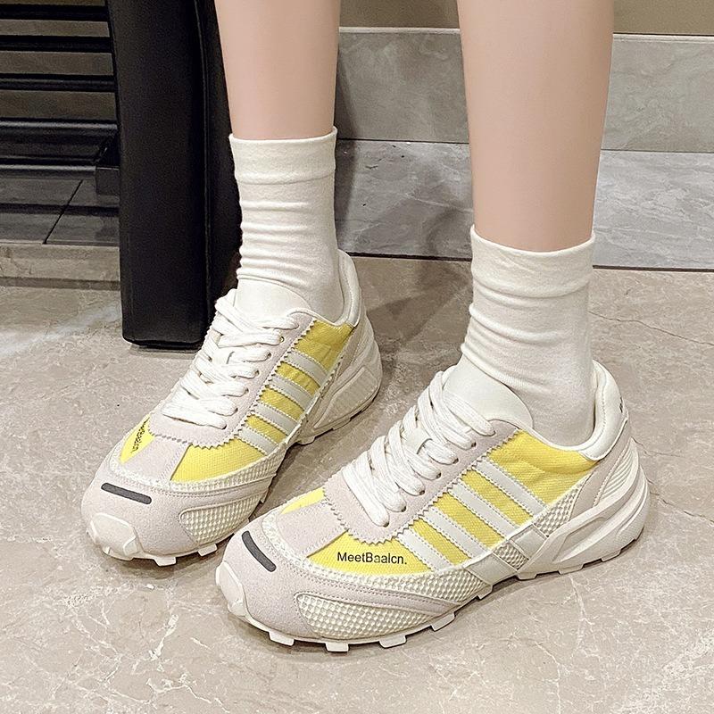 Baseball Style Women's New Summer Mesh Breathable Versatile Soft-soled Casual Sports Shoes