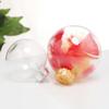 5pcs Perspective Christmas Tree Ball Paintable Christmas Ball with Bottle Cap Minimalist Christmas Clear Ball Home Decoration Navidad