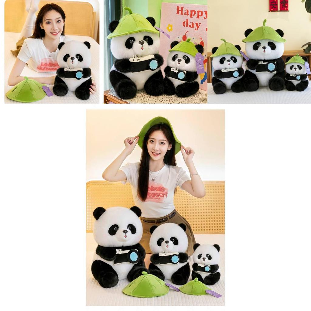 Adorable Plush Panda Toy With Camera Design Perfect For Children's Birthday Gifts