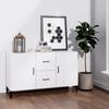 VidaXL Buffet White Glossy 100x36x60 Cm Engineered Wood 812525