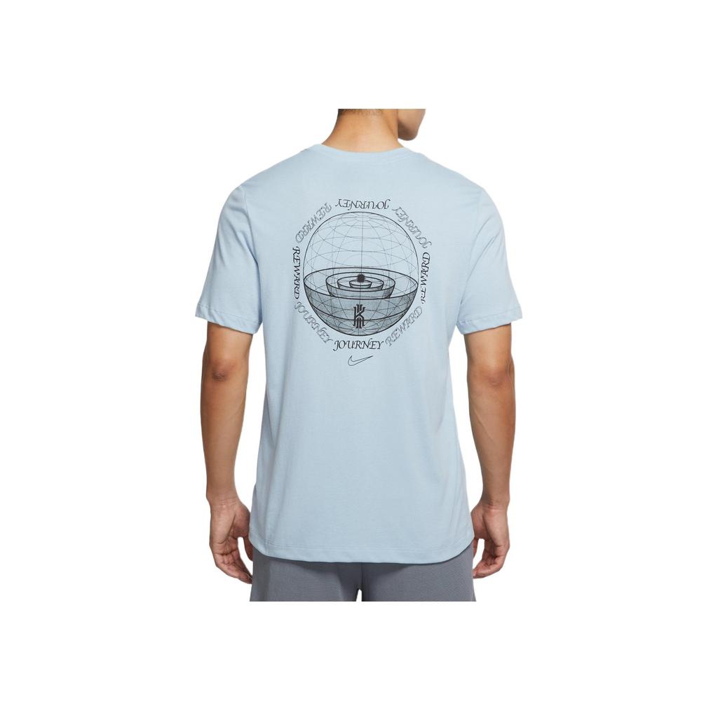 Nike Alphabet Print Casual Round Neck Short Sleeve T-Shirt Men Tops Light-Blue DQ1880-425