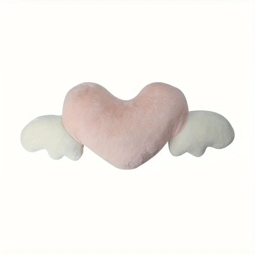 

Cartoon Heart Car Headrest Pillow - Soft Lumbar Support Cushion for Seat Decoration & Comfort