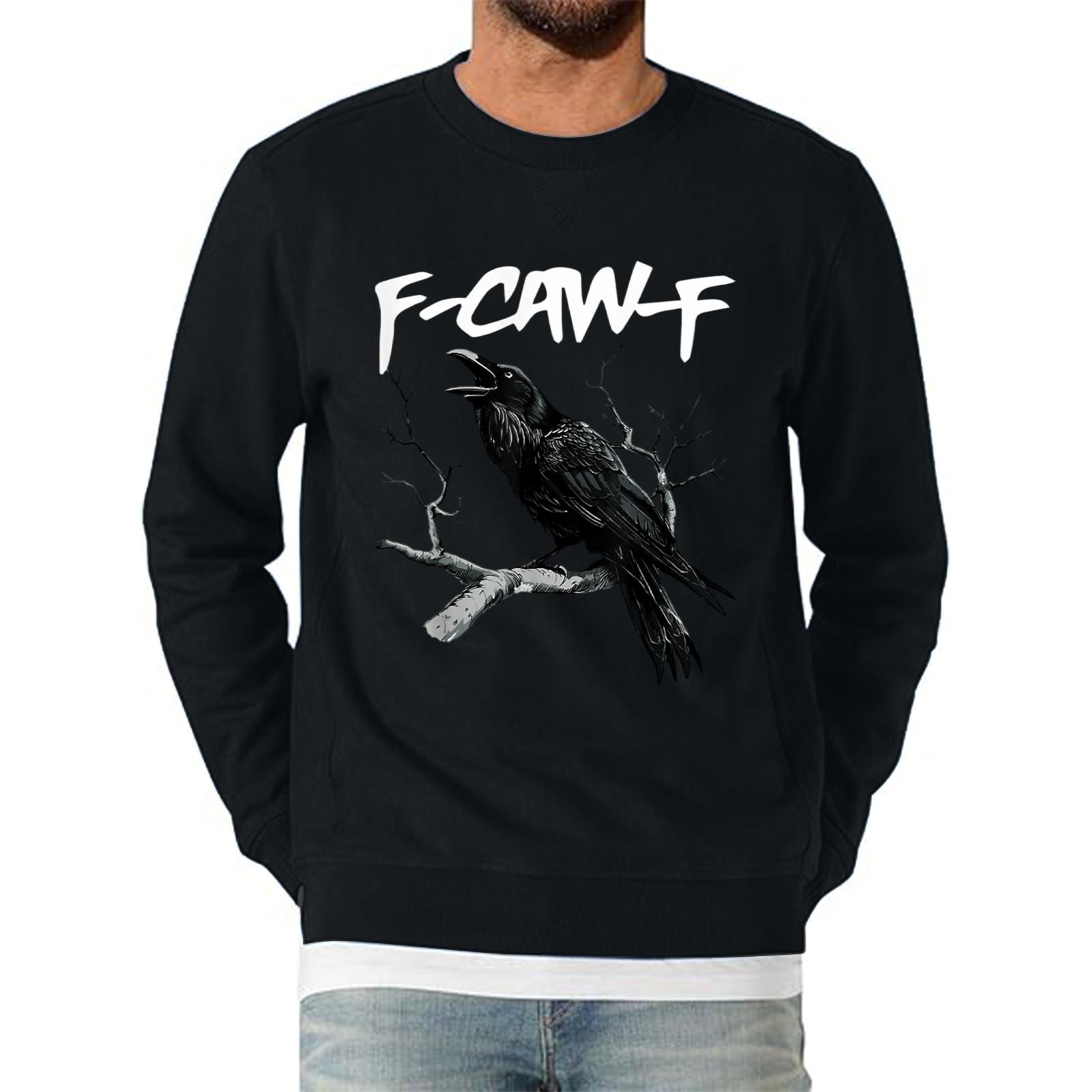 

Мужская мода повседневный принт с коротким рукавом круглый вырез пуловер топы L чёрный