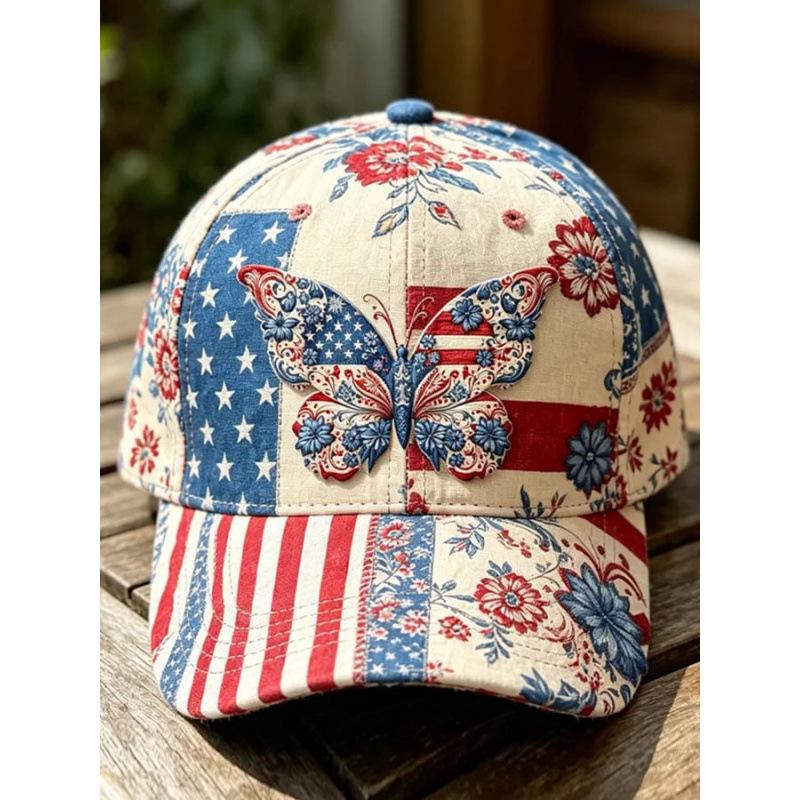 New D Print Cap Baseball Cap Men's and Women's Cap Hat Emis Baseball Cap
