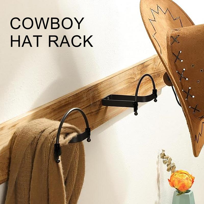 Supporto per Cappello da Cowboy in Metallo da Parete Rastrelliera per Cappelli da Baseball Supporto per Cappelli in Metallo Rastrelliera da Parete per Esposizione di Giacche