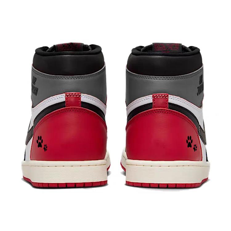 Jordan Air Jordan 1 Cushioning Slip Resistant High top Vintage Basketball Shoes Men's Red DZ5485-106(Team366-)