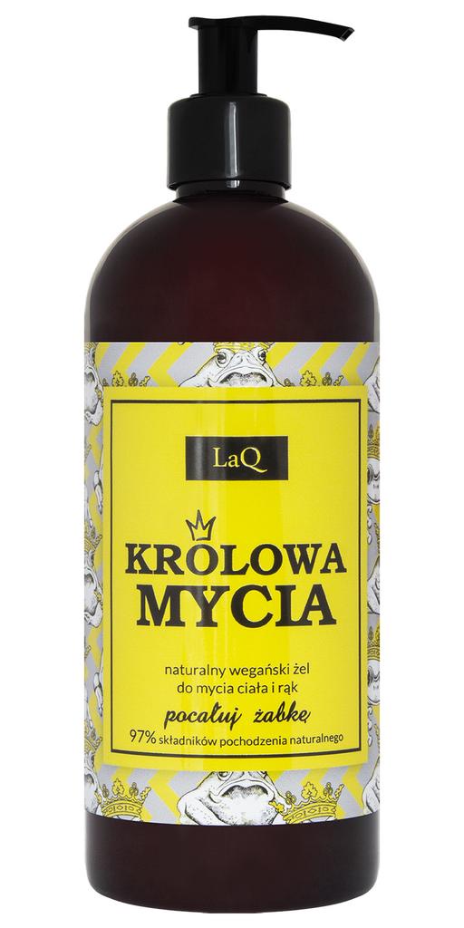 LaQ Żel do mycia ciała i rąk KRÓLOWA MYCIA 400 ml