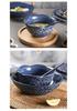 European Baroque Embossed Ceramic Dinner & Soup Plate Set