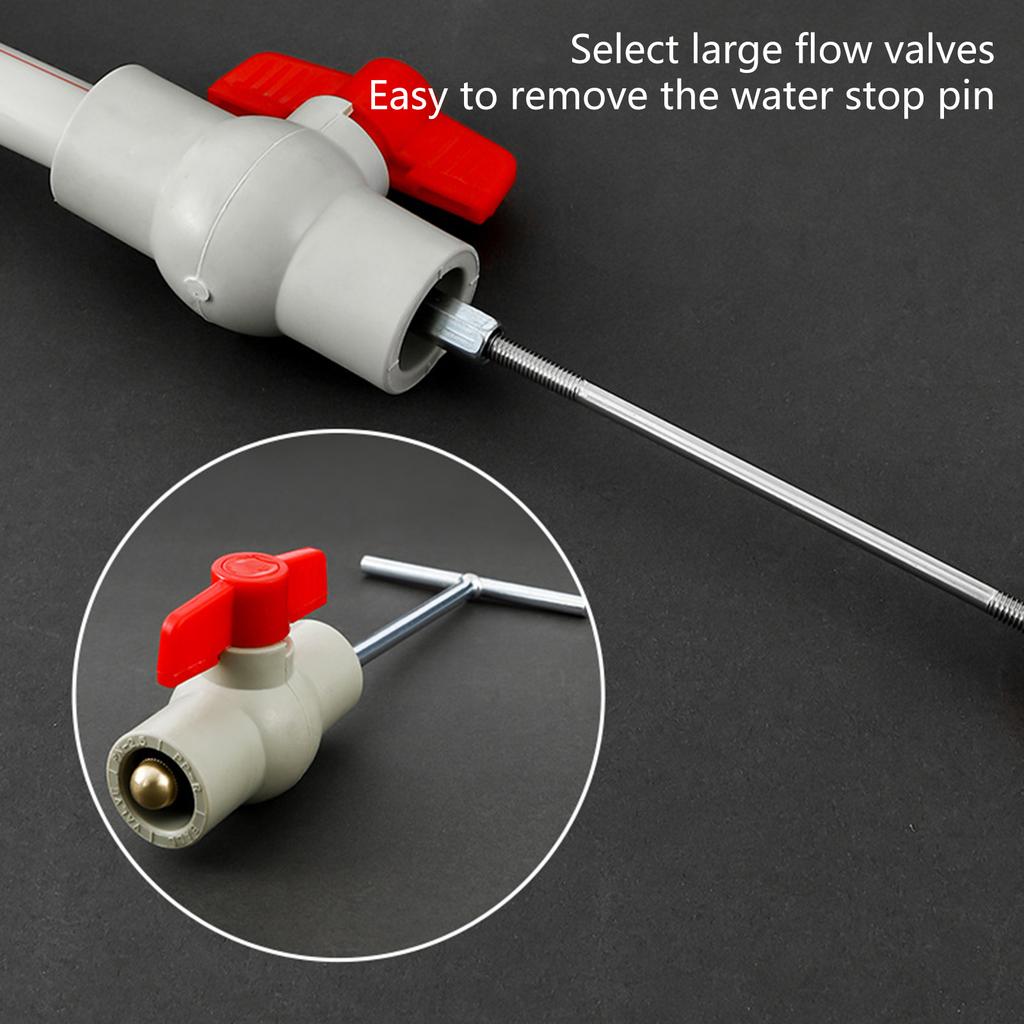 Universal Hot Melt Water Stop Pins Hexagon Tube Water Stop Pins Upgrades for Indoor & Outdoor Pipe Leakage Solution