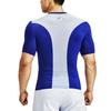 Under Armour Stevig Logo Print Compressie Korte Mouw T-shirt Heren Tops Blauw 1370657-415