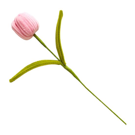 Flori Artizanale din Curățător de Pipe Flori de Lalea Artificiale Conservate Cadouri pentru Femei Iubită