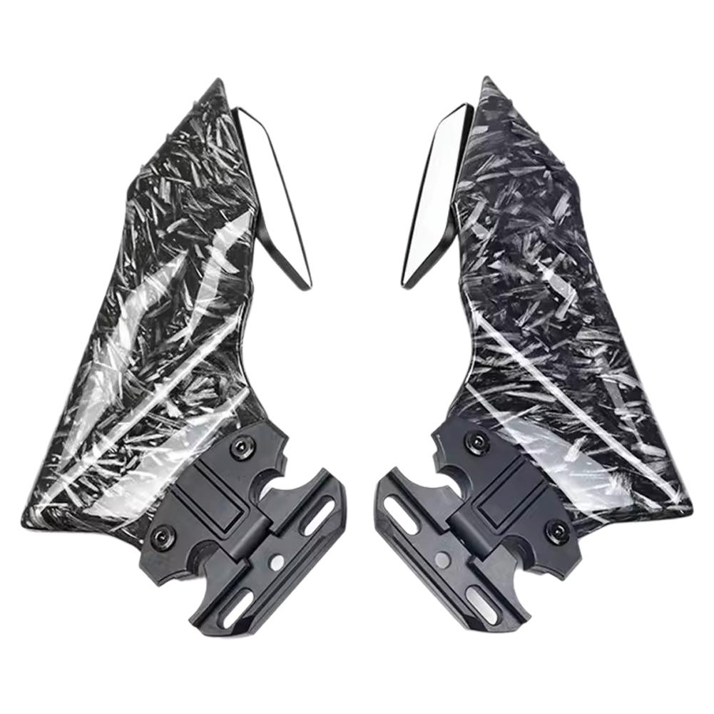 For HONDA CBR650R CB1000RR CBR600RR CBR250R CBR600F4 Motorcycle Side Wing Kit Spoiler Fairing Rear View Mirror Fixed Wing Kit