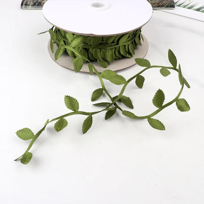 10m Leaves/Star/Heart Glitter Lace Sewing Trim Ribbon for Gift Wrapping Christmas Tree Decor DIY Craft Supply Ornament Material