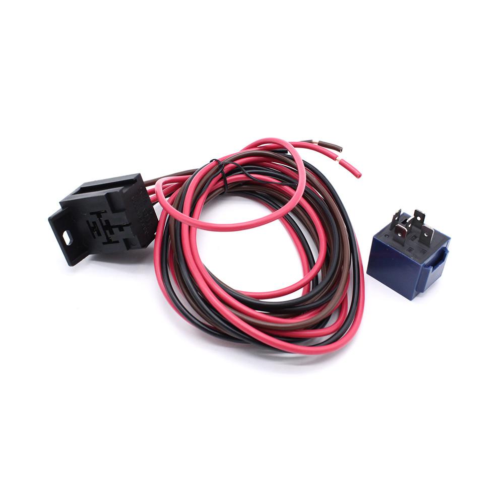 Adjustable Electric Radiator Fan Relay Wiring Kit Thermostat Temp Control Probe