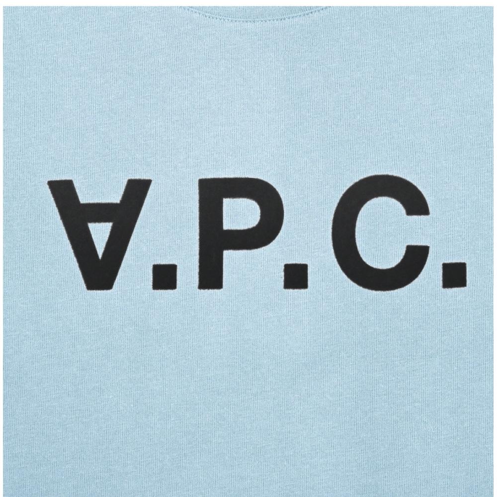 ApeSSe Cobqx H26943 Iab Light Blue Vpc Velvet Logo Men S Short Sleeve Tee