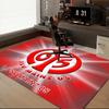 1PC Mainz Football Crest Floor Mat for Living Room, Game Rooms, Office, Bedroom, Office Floor Mat Playful Design, Christmas Fan Gifts