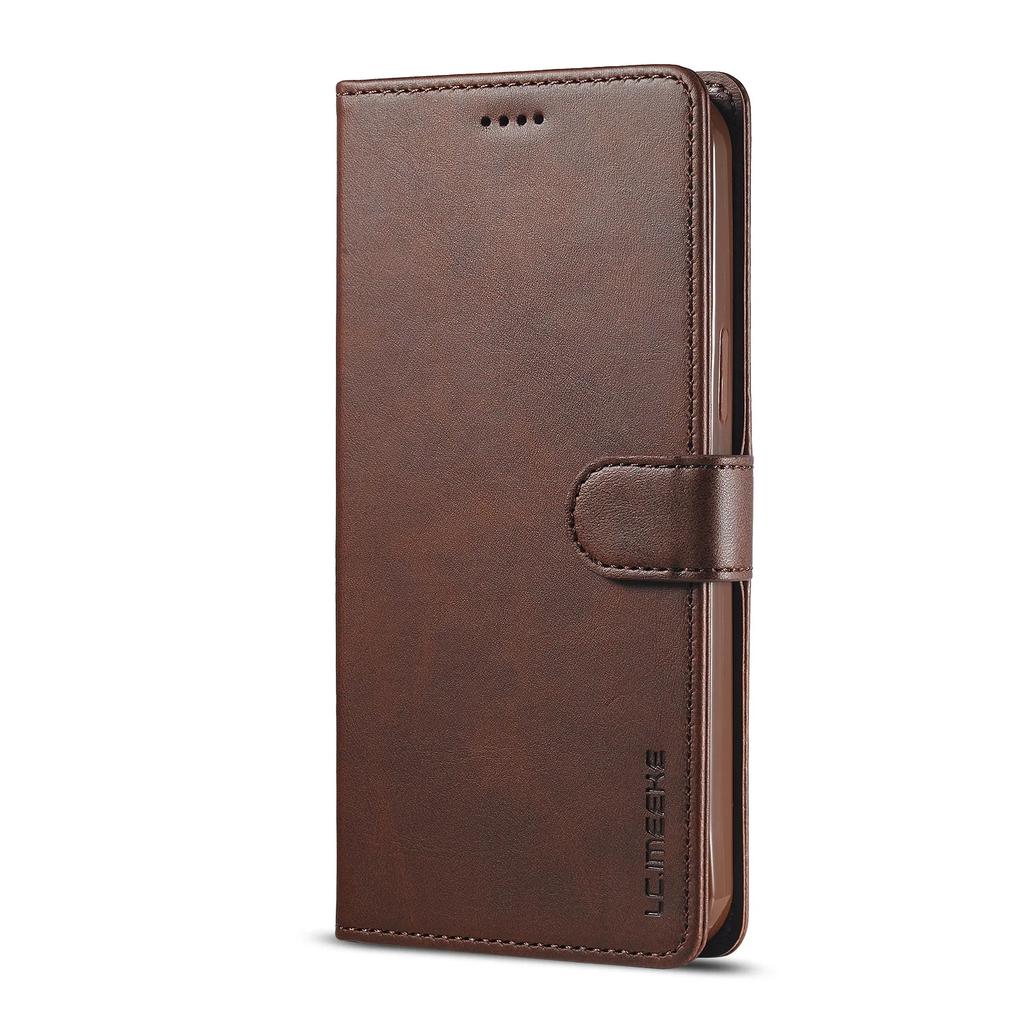 Leather Phone Case for iPhone 17 Air 16 16E 15 14 13 12 11 Pro Max Xs XR X 7 8 SE3 Magnetic Flip Card Holder Wallet Cover Etui