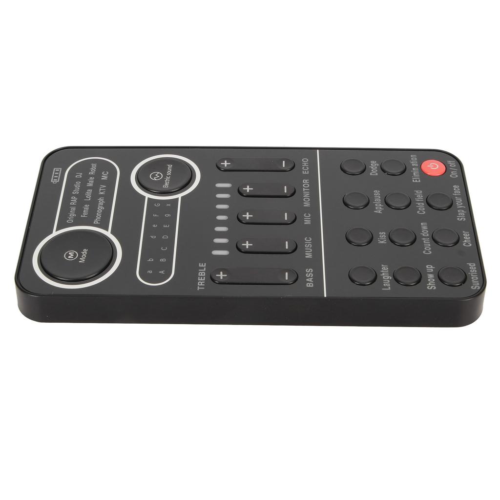 Portable Voice Changer Bluetooth 5.3 Multifunctional Effects Handheld Mini Live Sound Card for Gamin