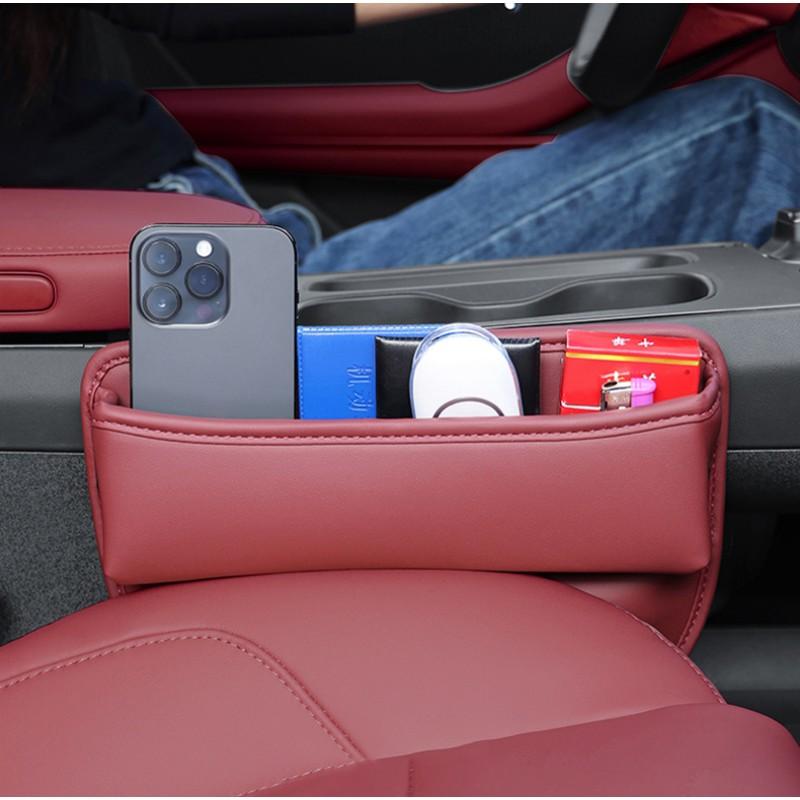 For Nissan Qashqai J11 X-trail T32 2014~2019 Car Seat Side Gap Filling Storage Box Sundries Tidying Organizer Pocket Accessories