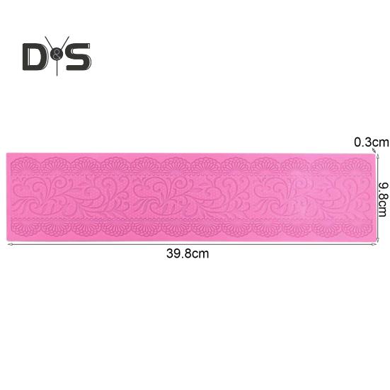 Non Stick Heat Resistant Silicone Mold Multi Functional Flower Pattern Durable Fondant Cake Mold Bakery Supplies