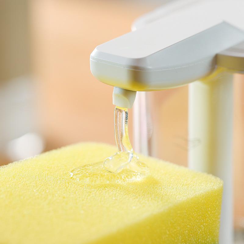Smart Automatic Soap Dispenser with Large Capacity and Distance Sensing for Dish Soap, Hand Soap, Shower Gel, and Shampoo